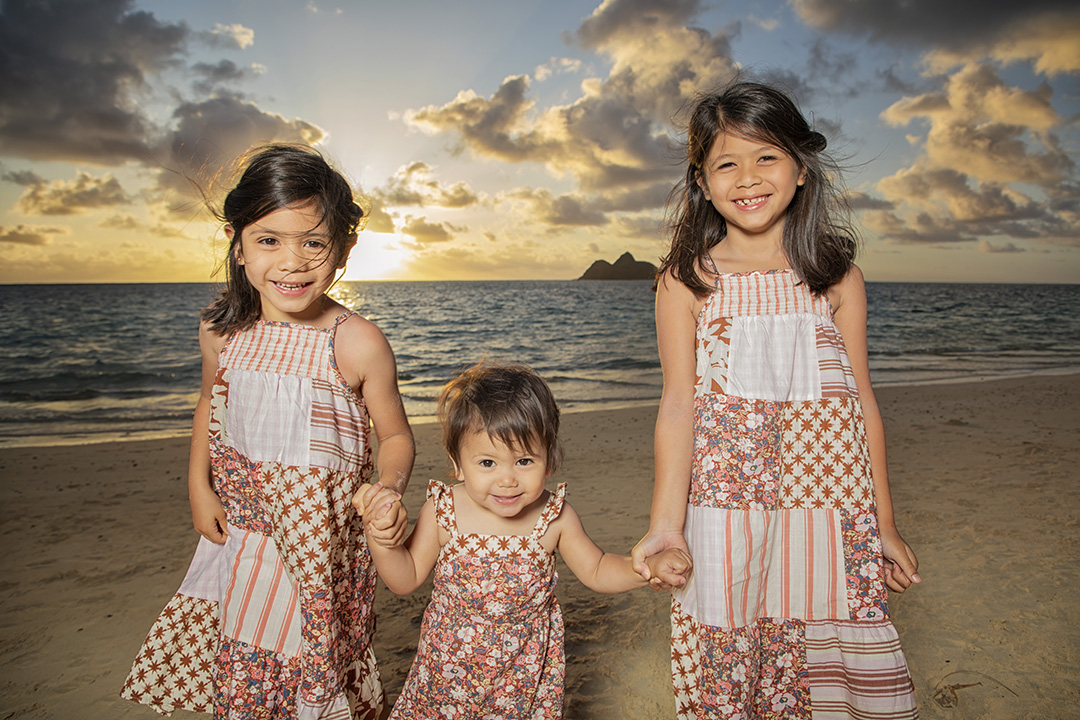 3 Sisters Maui Family Portrait