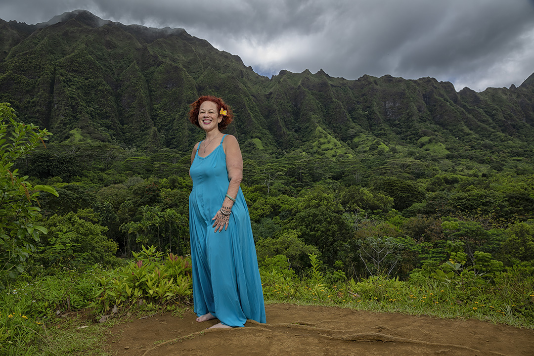 Maui Portrait Woman Red Hair